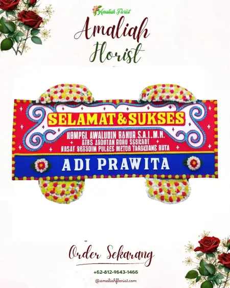 Papan Bunga Ucapan Selamat Surien